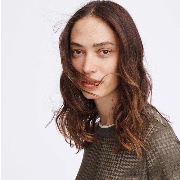 *NWT* RAG & BONE Houndstooth T-Shirt Shift Dress - Picture 4 of 15